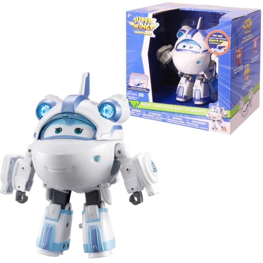 SUPER WINGS ЛІТАК РОБОТ ASTRA ЗВУК СВІТЛО