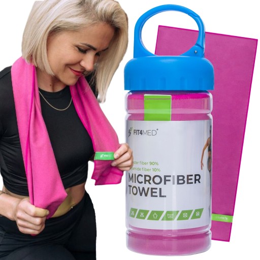 Охолоджувальний, швидковисихаючий, тренувальний рушник Fit4med 30 х 100 см