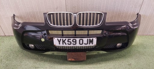 bumper front BMW X3 E83 m-packet LAK: 475 BLACK SAPHIRE
