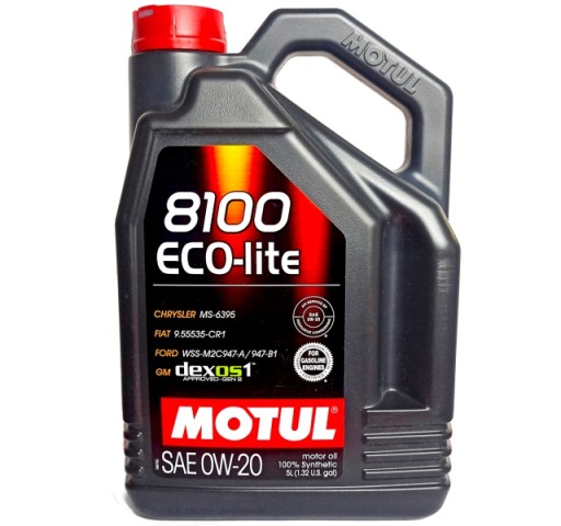 Моторна олива MOTUL 8100 ECO-lite 5L 0W-20