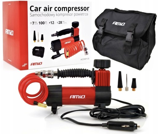 Компресор автомобільний Amio 12V HQ ACOMP-05