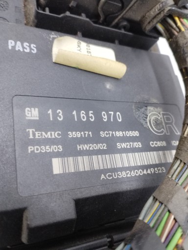OPEL SIGNUM 2.0T Module fusibles BSI 24443147 13165970