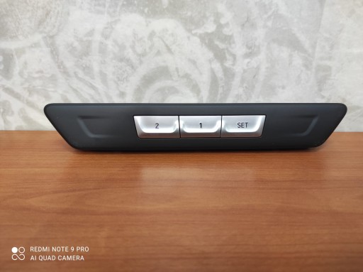 Bouton pamieci ustawienia Siège BMW G11 G12