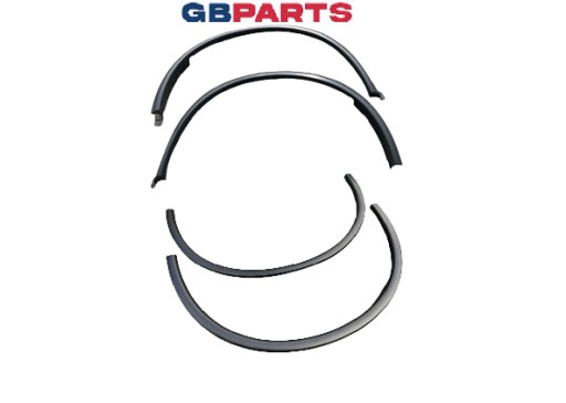 KPLSRTLISTWY2021 - КОМПЛЕКТ НАКЛАДОК НА КРЫЛА 4 ШТ. SRT RT GT DODGE DURANGO 2021-