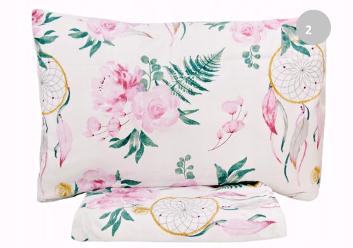 Комплект постільної білизни AkcesBaby 90 х 120 см відтінки рожевого