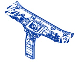 ПІДСИЛЕННЯ РЕМЕНЯ ПЕРЕДНЬОГО DACIA SANDERO III 625123443R