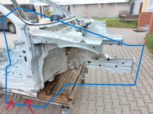 VW Passat R B9 3J0 2025r quarter left front fartuch left