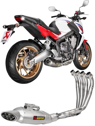 S-H6R12-HAFT - Глушник вихлопних газів Akrapovic для HONDA CB CBR 650 2014-2016