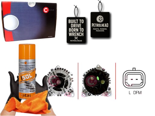 CASCAL10316AS#ECS-PCP+K - Каско генератора 7711135519 7711135545 8200660020 #petrolhead pro+ kit4