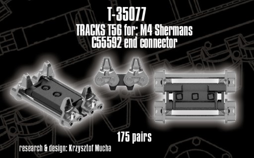 QuickTracks gąsienice T56 do M4 Sherman (C55592)