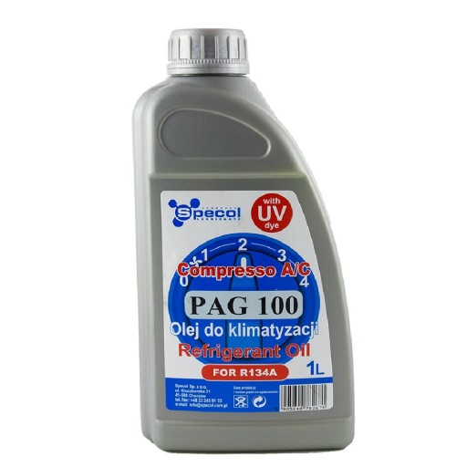 SPECOL COMPRESSO A/C PAG 100 С УФ 1л