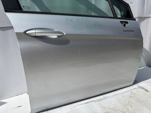 OPEL ASTRA K door right front right front silver Z176 GAN