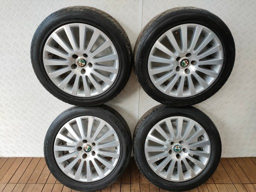 ALFA ROMEO BRERA 159 Alufelgen Reifen Räder 5x110 17 225/50R17 50501581 ET41 KPL