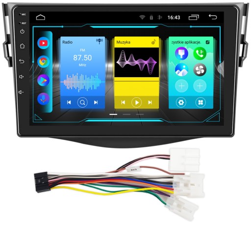 РАДІО НАВІГАЦІЯ ДЛЯ TOYOTA RAV 4 ANDROID DSP BT 9