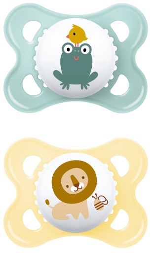 Соска МАМ ортодонтична силіконова 2 м+