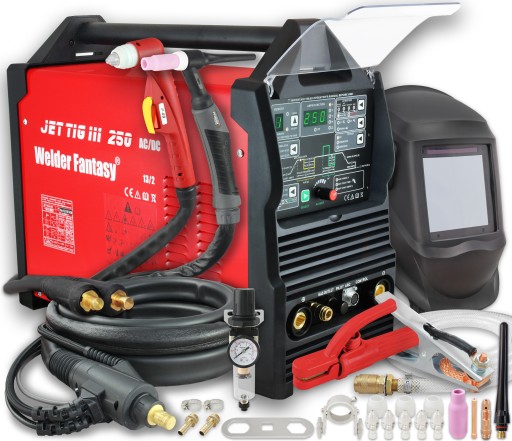 Tig плазмовий зварювальний апарат JET III 250 AC / DC маска 990t