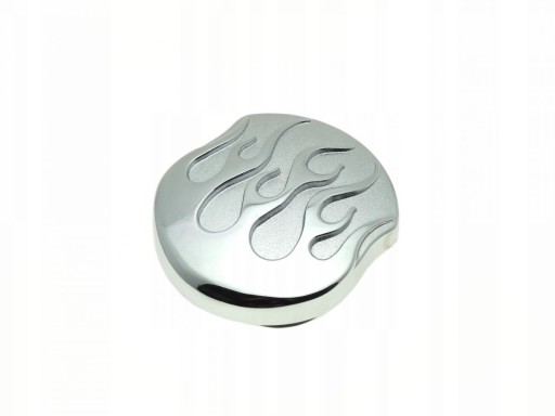 MT439-01 - КРИШКА ПАЛИВНОГО БАКА HARLEY ПОЛУМ'Я ХРОМ