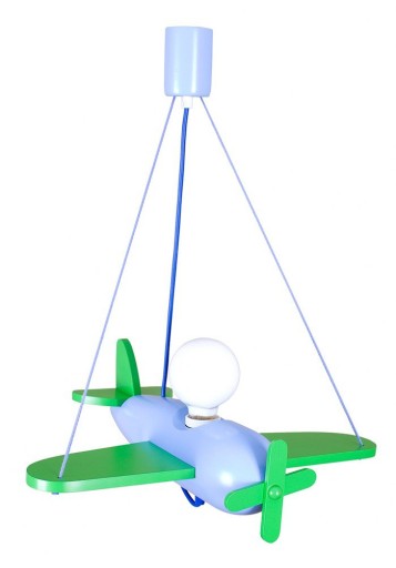 Стельовий світильник Hellux E27 блакитного кольору