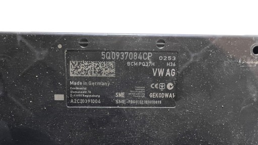 module control unit KOMFORTU BCM AUDI A3 8V 2.0 TDI
