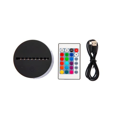 Підставка для світлодіодної лампи + кабель USB + пульт