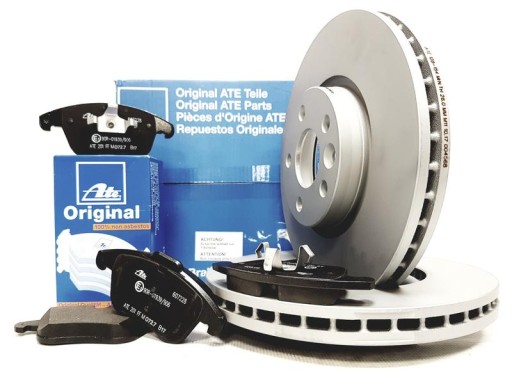 Ate диски + колодки передні VOLVO S60 II S80 II V70