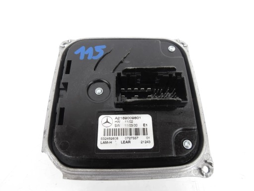 Модуль інвертора лампи A2189009801 MERCEDES CLS W218