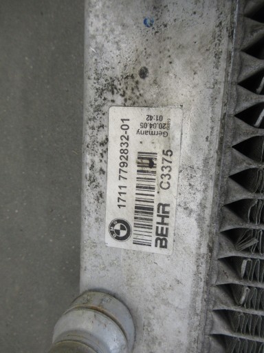 chladič vody BMW 5 E60 E61 2.5 3.0 M57n Diesel automat 7792832