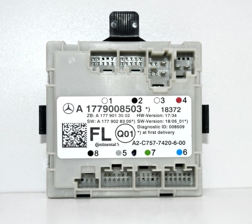 A1779008503 - MERCEDES A Class W177 модуль управління дверима