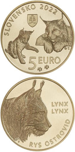 5 euro Słowacja Ryś 2022