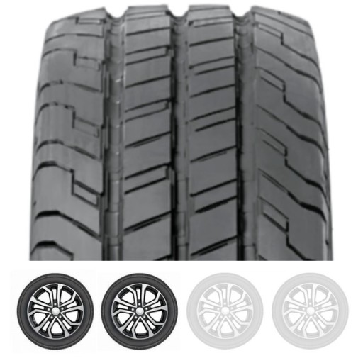 2x летние шины 195 / 75R16C Continental VanContact