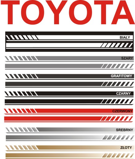 TOYOTA універсальні ремені 180см авто тюнінг наклейки