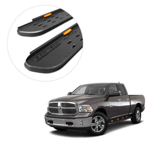 Боковые юбки Dodge RAM 1500 QUAD CAB 2009-2018