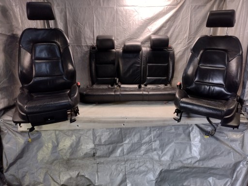 Sitze vorne Sitz heck Leder Audi A3 8P Sportback 5D