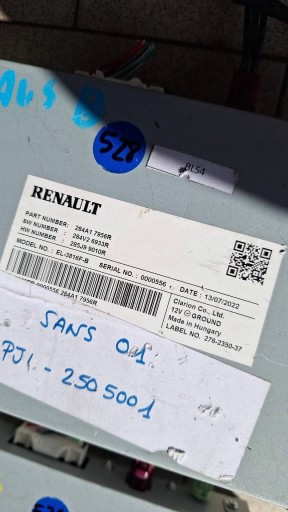 control unit of the engine Renault Austral 284A17956R