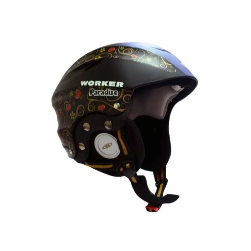 Шолом Worker S 52-56 см троянди та фіолетовий