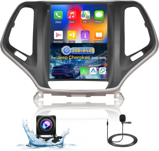 Android 13 CarPlay Stereo для 2013-2018 Jeep Cherokee Radio Android Auto