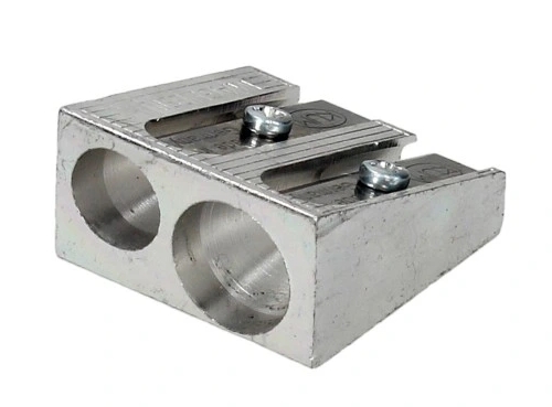 Точило ручне подвійне Кум Відтінки сірого та сріблястого кольору