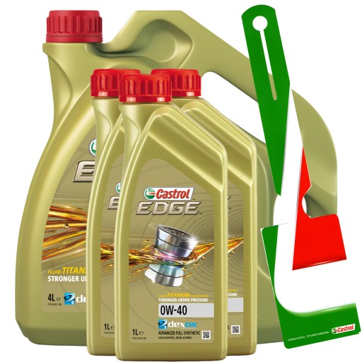 CASTROL EDGE TITANIUM FST 0W-40 7л + КУЛОН