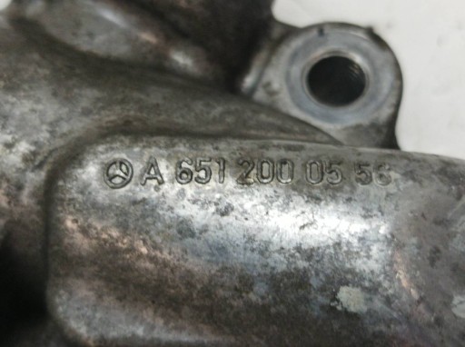 pipe of water clutch 1.8 CDI A6512000556 Mercedes-Benz B-klasa II (2011-) W246