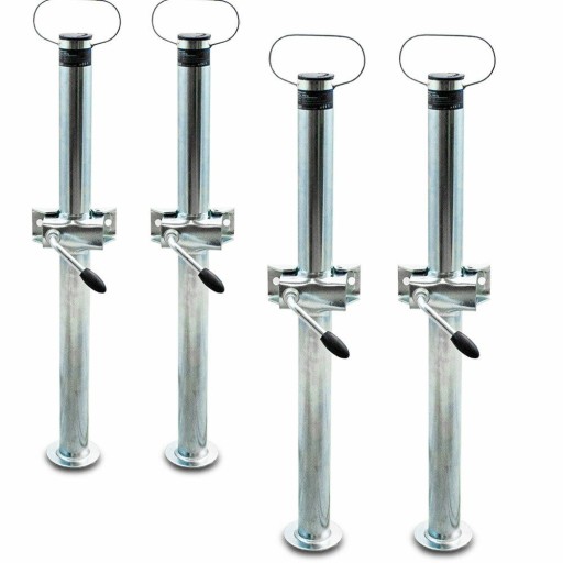4ШТ ПРИЦЕПНЫЕ ОПОРЫ КОМПЛЕКТ 70 СМ СТАЛЬ