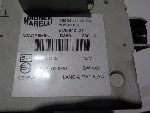 ALFA ROMEO GIULIETTA modulo BSI UCH 50530005 BCM