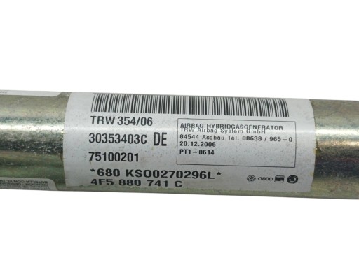 Dachvorhang Airbag POWIETRZNA AIRBAG links 4F5880741C Audi A6 III (2004-2011) C6