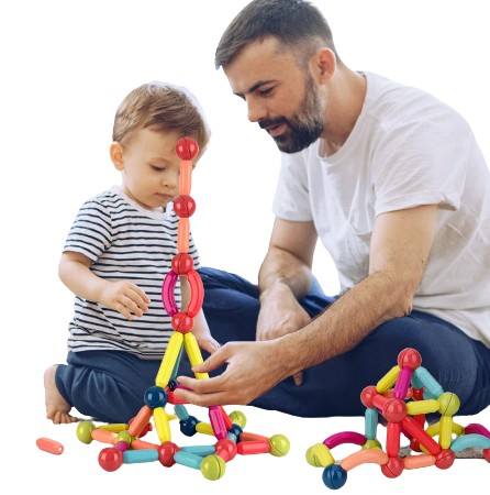 ВЕЛИКІ КОЛЬОРОВІ МАГНІТНІ БЛОКИ ДЛЯ МАЛЕНЬКИХ