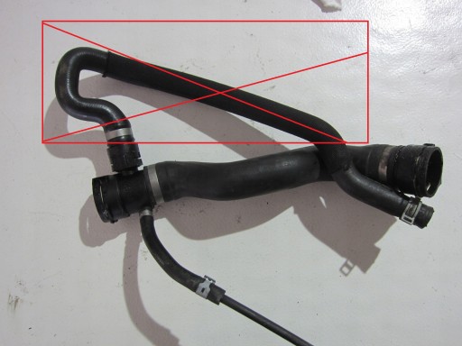 BMW F10 528 N20 шланг водопровод 7619684