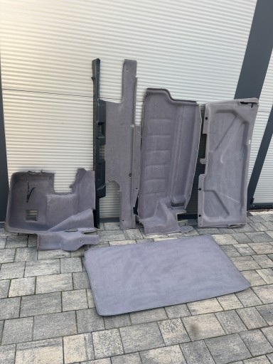 MERCEDES R129 SL129 verkleidung AUTOTEPPICHE Kofferraum GRAU graue 1296903230