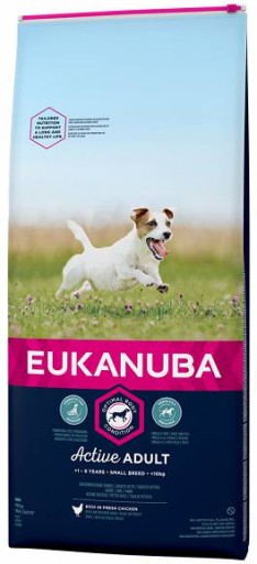 Eukanuba Active Adult Small Sucha Karma 15kg