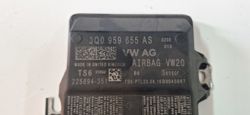 upravljačka SENSOR zračni jastuk airbag SEAT LEON III 3Q0959655AS
