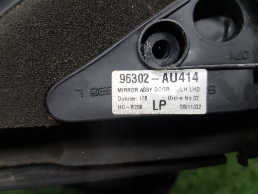 mirror left electrics NISSAN PRIMERA P12