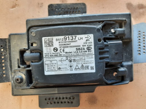 84 12 - Insignia b ii 2.0 cdti датчик слепых зон левый 19 век