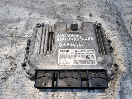 computer control unit of the engine BOSCH 0281012620 CITROEN BERLINGO and LIFT 1.6 HDI